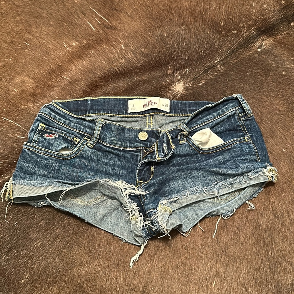 Hollister Dark Wash Denim Shorts